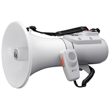TOA Electronics ER-2215 Shoulder Megaphone, 15W Output, Gray