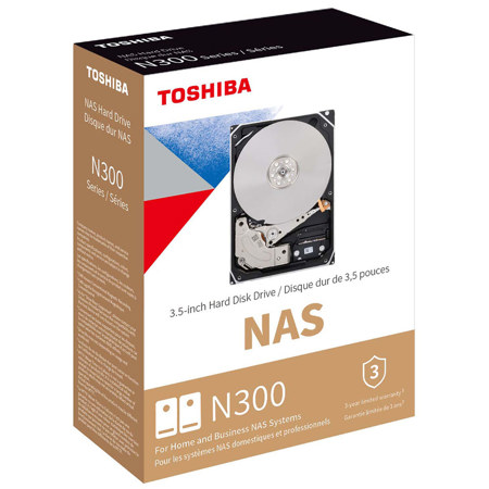 Toshiba N300 16TB SATA III 3.5" Internal NAS Hard Drive