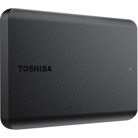 Toshiba Canvio Basics 2TB USB 3.2 Gen 1 Portable Hard Drive, Matte Black