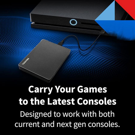 Toshiba Canvio Gaming 2TB USB 3.2 Gen 1 Portable Hard Drive