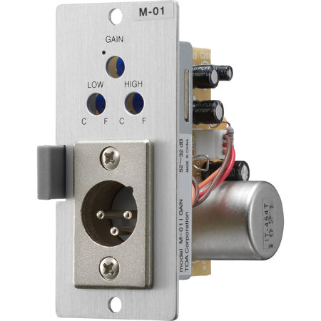 TOA Electronics Microphone Input Module with XLR Male for 900 Series Amplifier