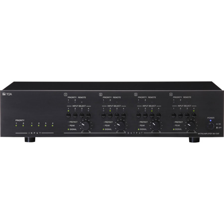 TOA Electronics MA-725F 250W 4-Channel Matrix Mixer Amplifier with 64 DSP Preset Selections
