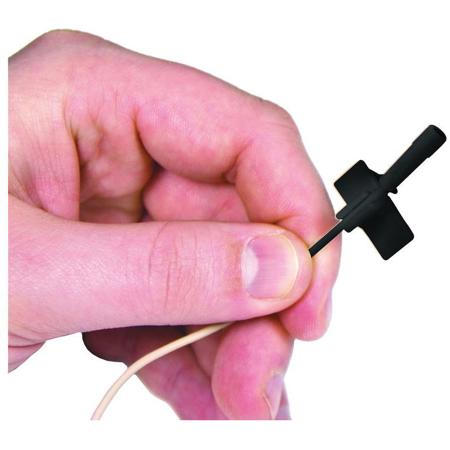 TOA Electronics Omni-directional Micro Lavalier Microphone with Clip, Black
