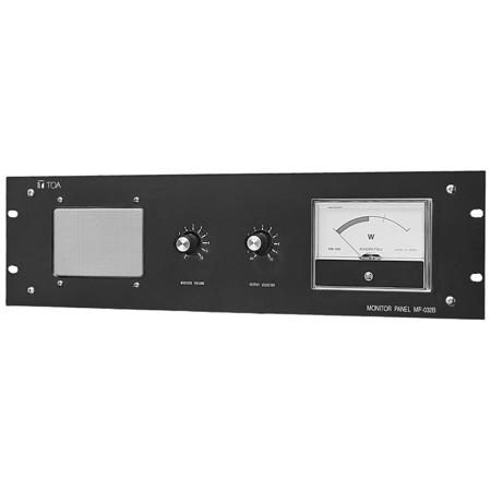 TOA Electronics MP-032B 10-Channel Passive Amplified Rack Monitor Panel, 3 RU