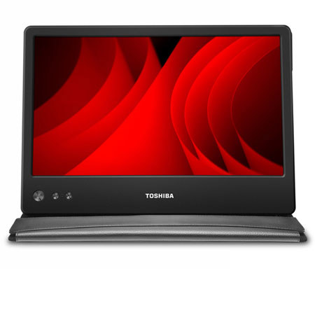 Toshiba 14" USB Ultra-Portable Mobile LCD Monitor, Matte Black