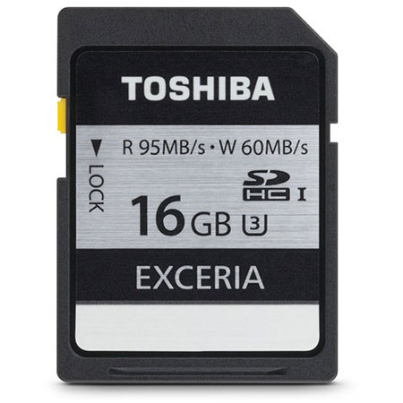 Toshiba 16GB UHS-I U3 SDHC Memory Card