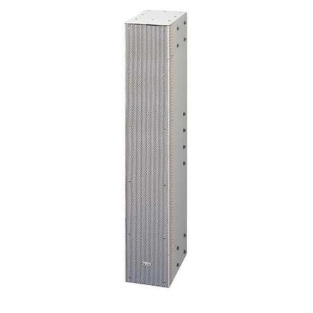 TOA Electronics 2-Way Short Throw Slim Line Array Speaker, Single, White