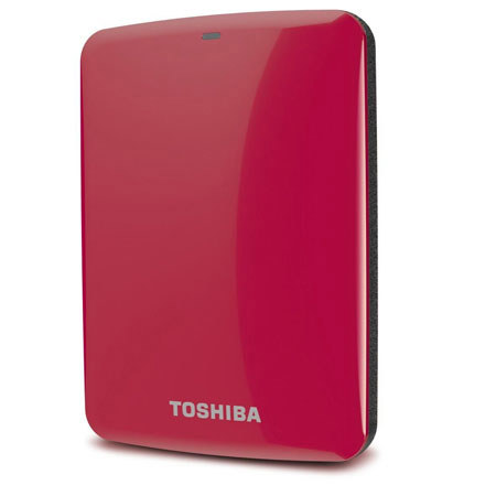 Toshiba Canvio Connect 1.5TB Wireless External Hard Drive, USB 3.0, Red
