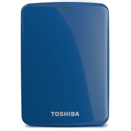 Toshiba Canvio Connect 2TB External Hard Drive, USB 3.0, Blue
