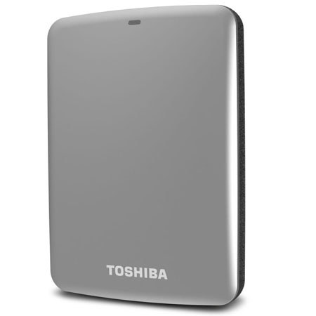 Toshiba Canvio Connect 2TB External Hard Drive, USB 3.0, Silver