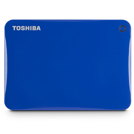 Toshiba Canvio Connect II 1TB USB 3.0 External Hard Drive, Blue