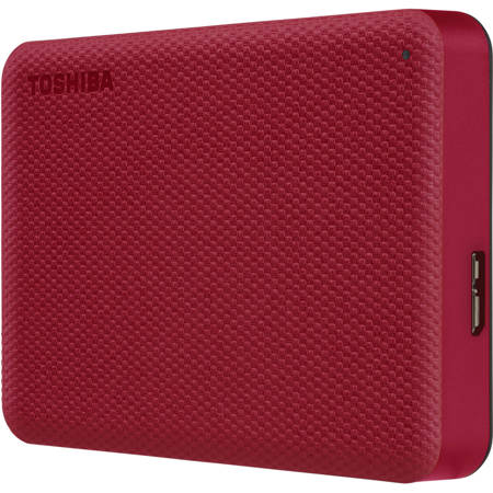 Toshiba Canvio Advance 4TB USB 3.2 Gen 1 Portable Hard Drive, Red