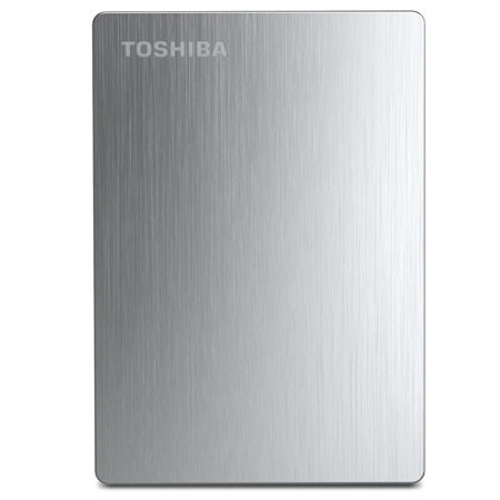 Toshiba Canvio 500GB USB 3.0 Slim Hard Drive, Silver