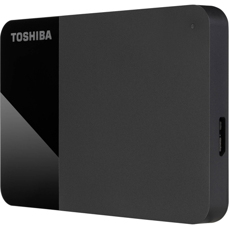 Toshiba Canvio Ready 2TB USB 3.2 Gen 1 Portable Hard Drive, Black