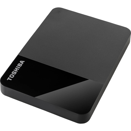 Toshiba Canvio Ready 2TB USB 3.2 Gen 1 Portable Hard Drive, Black