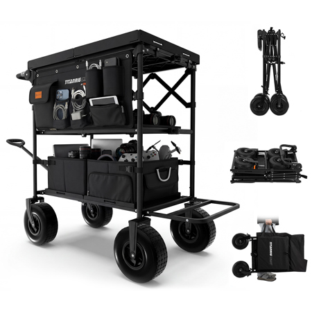TARION Titanrig Foldable Production Pro Cart TRN1892