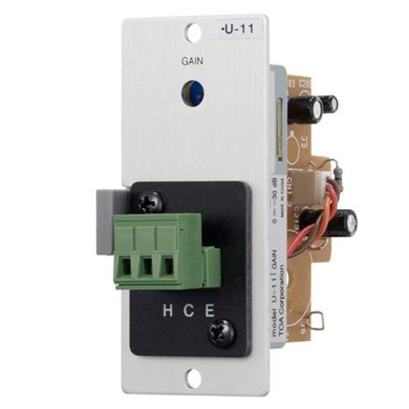 TOA Electronics 900 Unbalanced Line Input Module with Mute-Receive & RTB