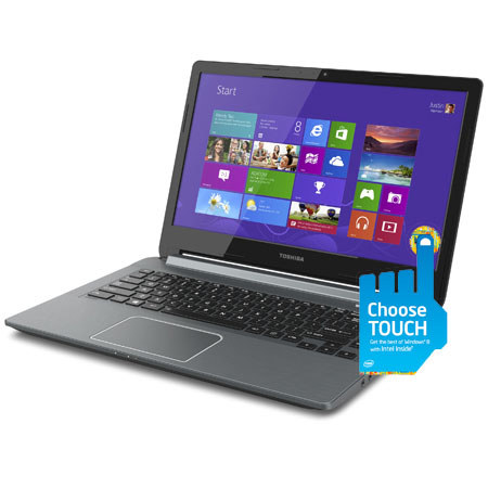 Toshiba Satellite U845T-S4155 14" Touch Ultrabook, 6GB RAM, 500GB HDD+32GB SSD