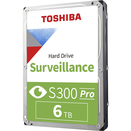 Toshiba S300 Pro SATA III 3.5" Internal Surveillance Hard Drive