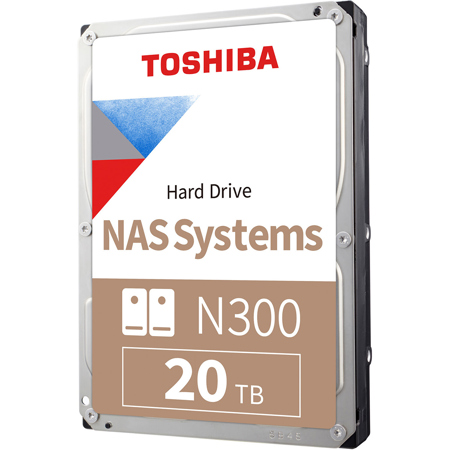 Toshiba N300 SATA III 3.5" Internal NAS Hard Drive 20TB