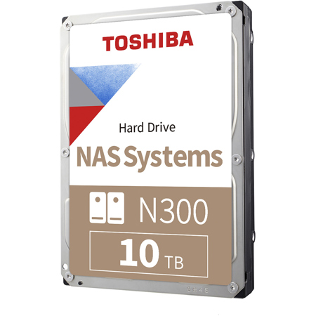 Toshiba N300 10TB SATA III 3.5" Internal NAS Hard Drive