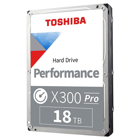 Toshiba X300 Performance SATA III 3.5" Internal Hard Drive 18TB