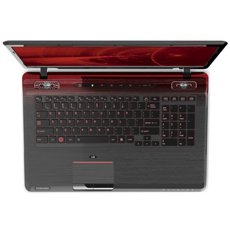 Toshiba Qosmio X775-Q7170 17.3" LED-Backlit Notebook PC, Red