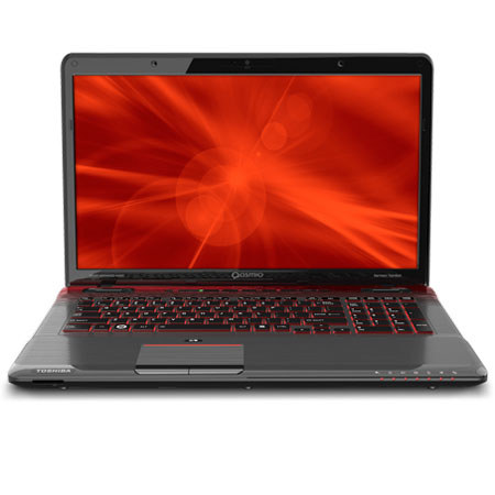 Toshiba Qosmio X775-Q7384 17.3" LED Notebook, Red Horizon