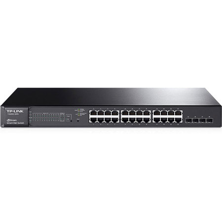 TP-Link T1600G-28PS Jetstream 24-Port Port Gigabit Smart PoE+ Managed Switch