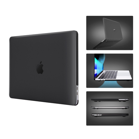 TechProtectus Colorlife Hardshell Case for Apple 16" MacBook Pro 2019/2020,Black