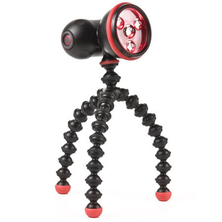 Joby GorillaTorch 125 Flare with Flexible Wrapable Legs, Red