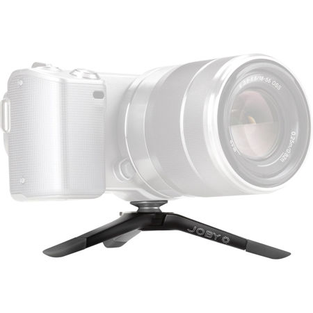 Joby Micro Hybrid Tripod for Mirrorless and Compact DSLR Cameras, Black/Gray