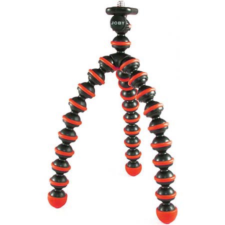 Joby GorillaPod Shoot Cameras Mini Tripod, Black/Red