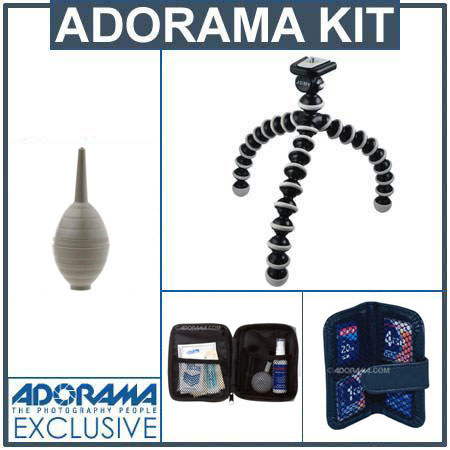 Joby GP2 GorillaPod SLR Tripod Kit, Lens Cleaning Kit