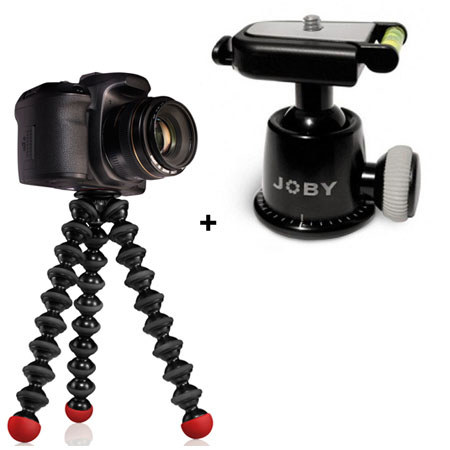 Joby Ball Head + GorillaPod SLR-Zoom, Red