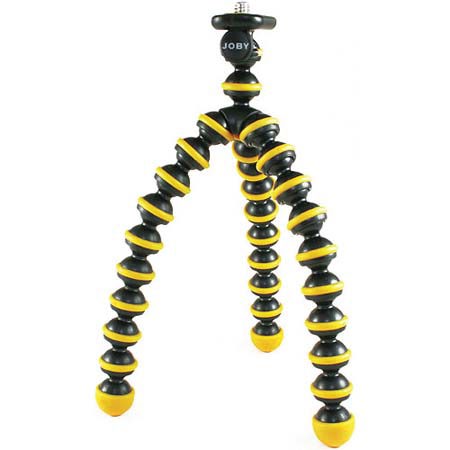 Joby GorillaPod Shoot Cameras Mini Tripod, Black/Yellow
