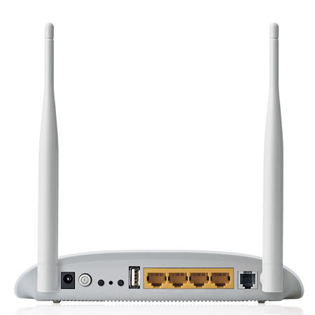 TP-Link 300Mbps Wireless N USB ADSL2+ Modem Router