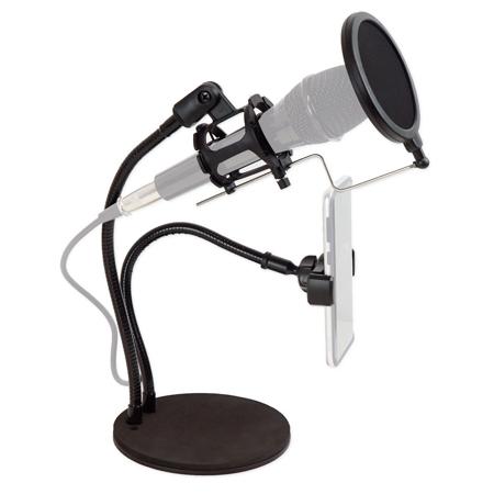 Technical Pro LiveShow Social Media Broadcast Kit with 2x Flexible Gooseneck Arms