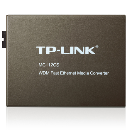 TP-Link MC112CS 100Base-TX to 100Base-FX WDM Fast Ethernet Media Converter