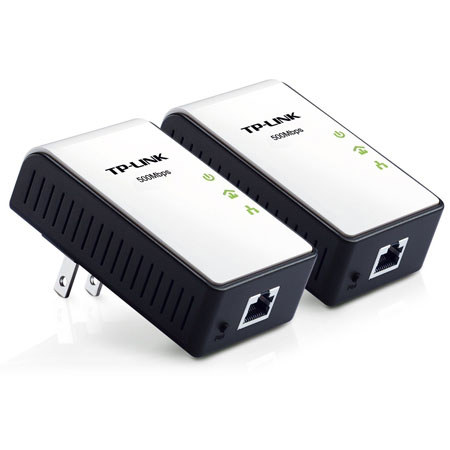 TP-LINK AV500 Mini Power Line Adapter Starter Kit - Up to 500Mbps