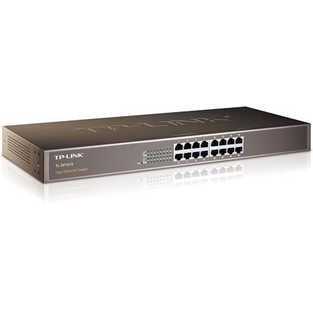 TP-Link 16-Port 10/100Mbps 1U 19" Rackmountable Switch