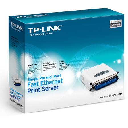 TP-Link TL-PS110P Single Parallel Port Fast Ethernet Print Server