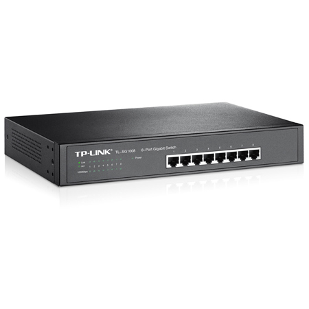 TP-Link TL-SG1008 8-Port Gigabit Desktop/Rackmount Switch