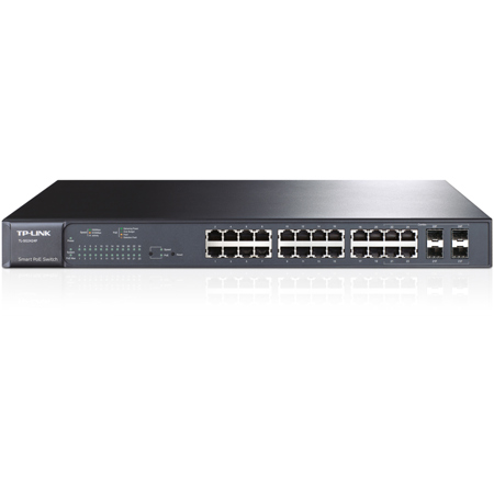 TP-Link TL-SG2424P 24-Port Gigabit Smart PoE+ Switch with 4 Combo SFP Slots