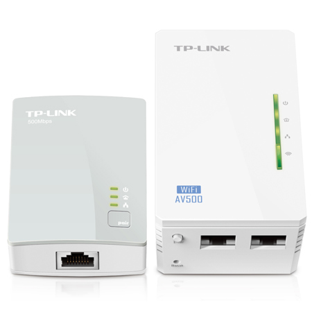 TP-Link 300Mbps AV500 Wi-Fi Powerline Extender Starter Kit