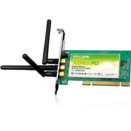 TP-Link TL-WN951N 300MBps Wireless N PCI Adapter