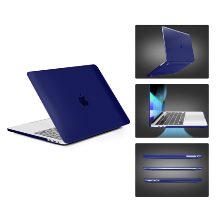 TechProtectus Hardshell Case for Apple 13" MacBook Pro, Navy Blue