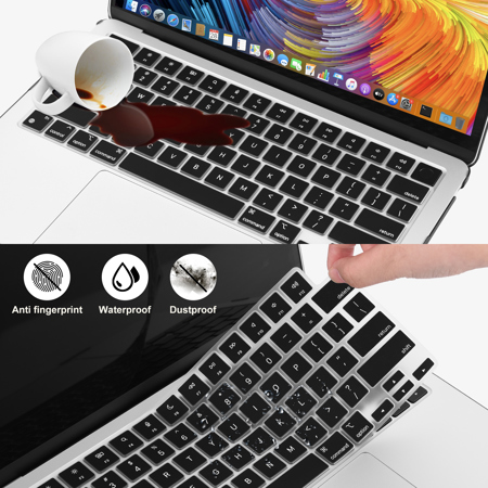 Techprotectus Colorlife Hardshell Case for Apple 13" MacBook Air w/M2 2022,Black