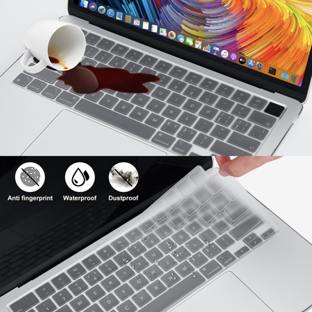 Techprotectus Colorlife Hardshell Case for Apple 13" MacBook Air w/M2 2022,Clear