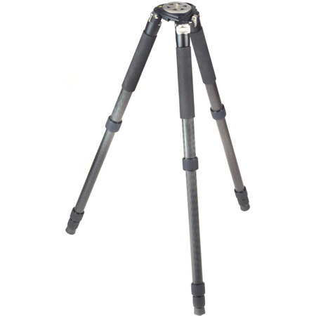 Tiltall TCH-404 Heavy Duty 4-Section Carbon Tripod, 55 Lbs Capacity